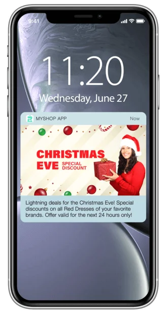 MyShop App Push Notification