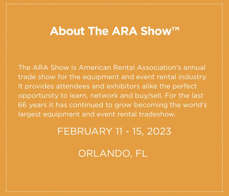 About the ARA show