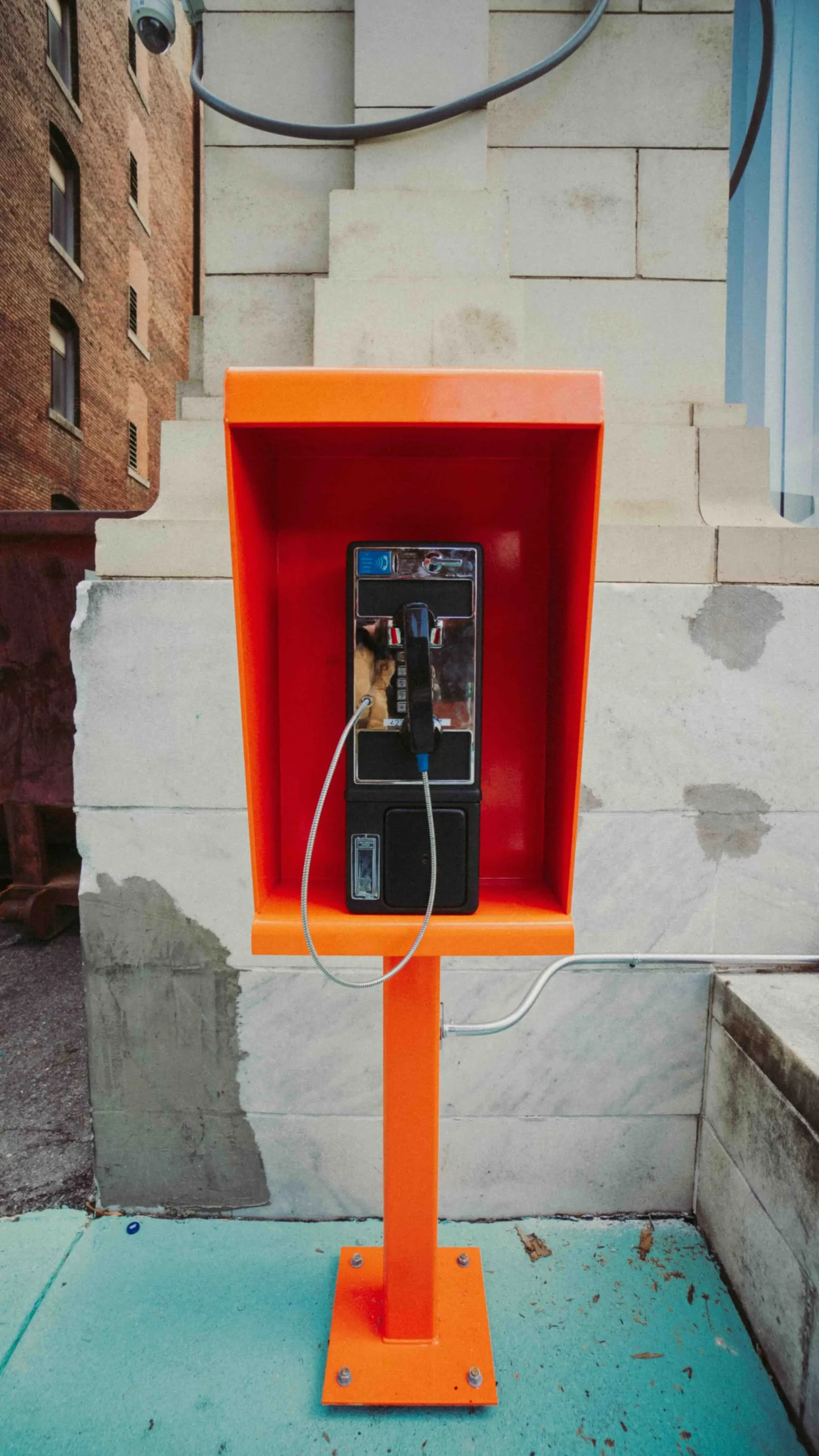 payphone on the street - dynamic phone numbers