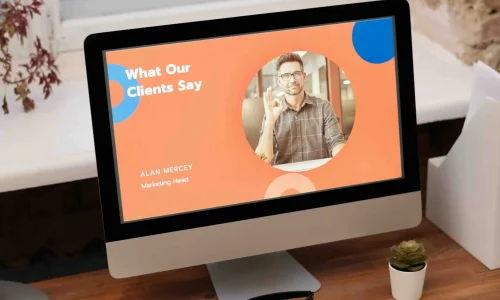 what do our clients say - company website