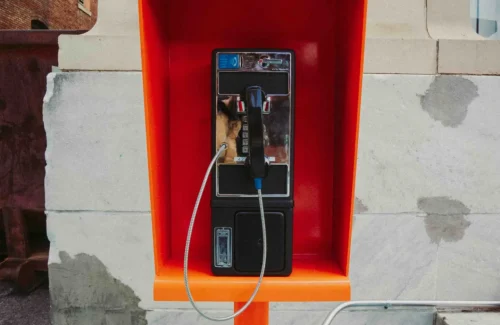 payphone on the street - dynamic phone numbers