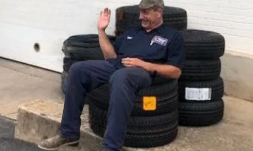 Guy in the Tires