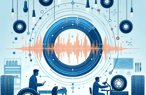 sound wave, with minimal data points, into a tire shop setting