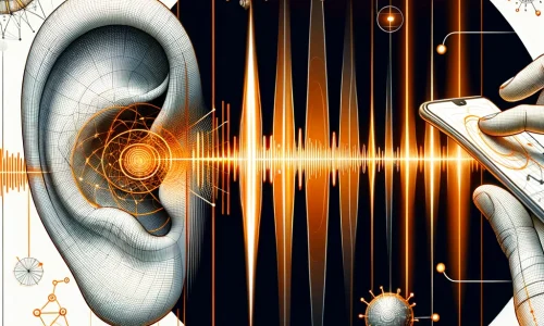 concept of sound transmission from a phone to a person's ear - call tracking marketing strategy